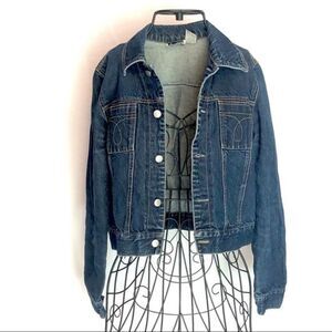 DYNAMITE medium wash denim jacket size 6